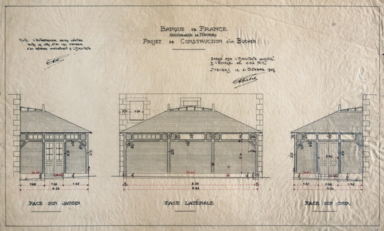 logis abbatial de Saint-Martin, puis hôtel de La Rochefoucauld, puis succursale départementale de la Banque de France