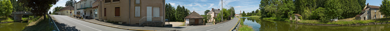 village de Palinges (paysages du canal du Centre)
