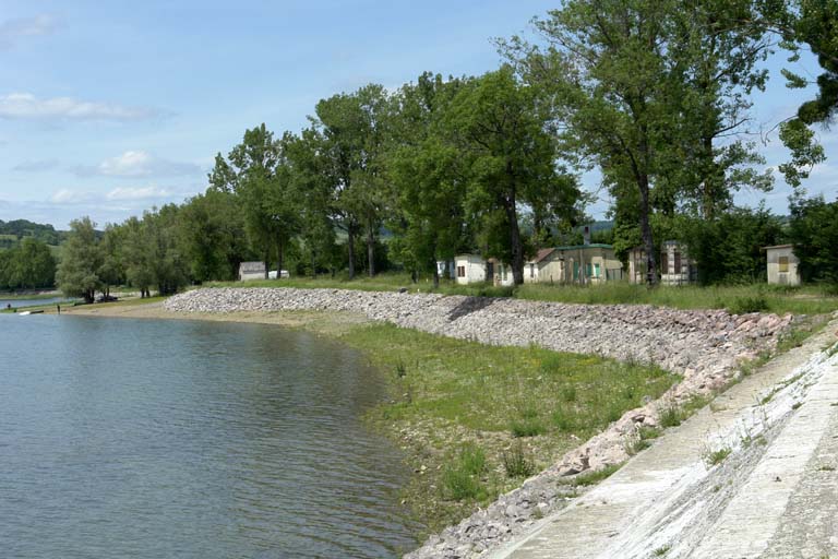 barrage du réservoir de Panthier (canal de Bourgogne)
