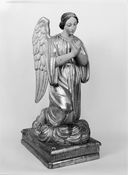 ensemble de 2 statues en pendant (petite nature) : anges