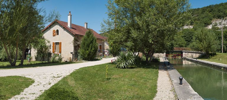 site de l'écluse 74 du versant Yonne, dite d'Arlot (canal de Bourgogne)