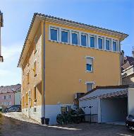 immeuble, magasin de commerce et atelier d'horlogerie Loeffler puis de la Société coopérative horlogère maîchoise (Schom)