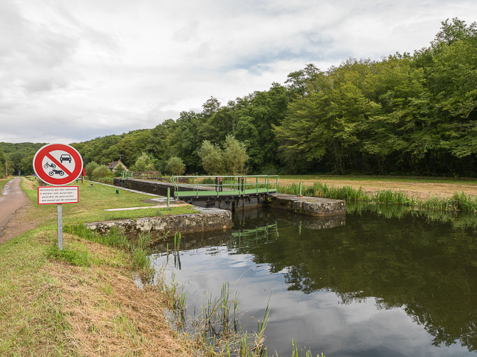 site de l'écluse 03 du versant Seine, dite du Patureau (canal du Nivernais)