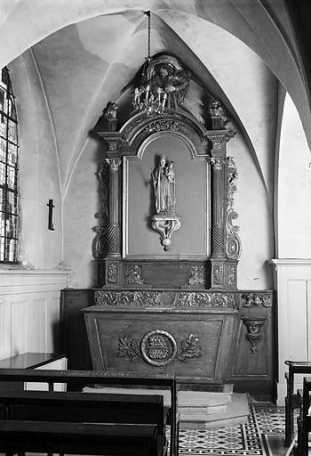 autel, retable (autel secondaire nord)