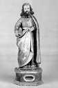 statue-reliquaire : saint au livre