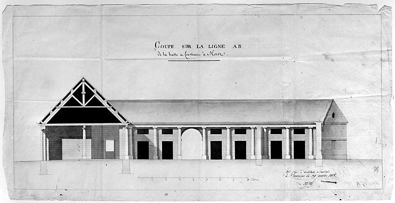 hôtel de ville, groupe scolaire, école professionnelle, tribunal, musée