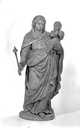 2 statues : Vierge à l'Enfant et saint Joseph