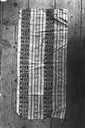 ensemble de 4 fragments de pièces de tissus