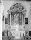 autel, retable, tabernacle, statue, tableau (autel secondaire nord)