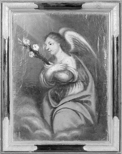 2 tableaux : ange et Vierge de l'Annonciation