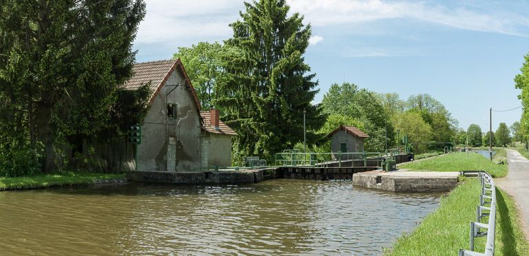 site de l'écluse 06 du versant Océan ; dite de Brûlard ou du Brûlard (canal du Centre)