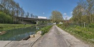 pont routier isolé (canal de Bourgogne)