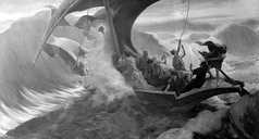 tableau : la Tempête sur le lac de Tibériade
