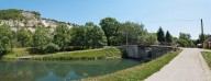 pont routier sur l'écluse 74 du versant Yonne (canal de Bourgogne)