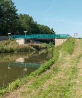 pont routier isolé des Lauchères ou Lochères (canal du Centre)