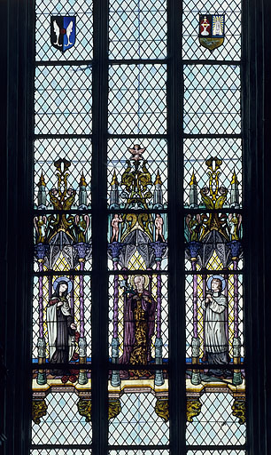 vitraux de l'abbaye de Montbenoît
