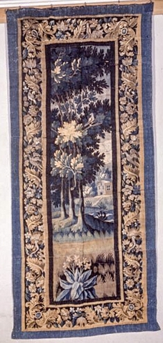 ensemble de 5 pièces murales (tenture) : tenture aux montagnes neigeuses, numéros d'inventaire : GHC 304, 371, 414, 415, 416