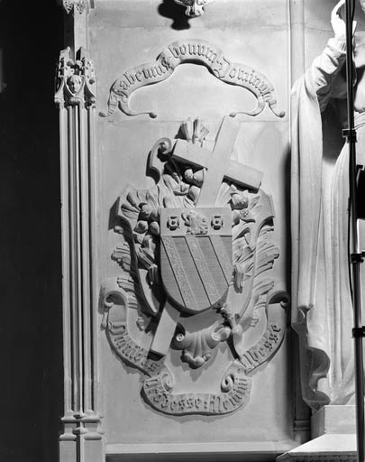 autel, retable, tabernacle (autel de saint Pierre Fourier)