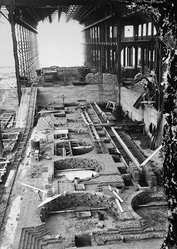 usine de produits chimiques de la société Solvay et Cie