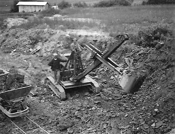 usine de fabrication et distillation des goudrons de la Société des Schistes et Pétroles de Franche-Comté
