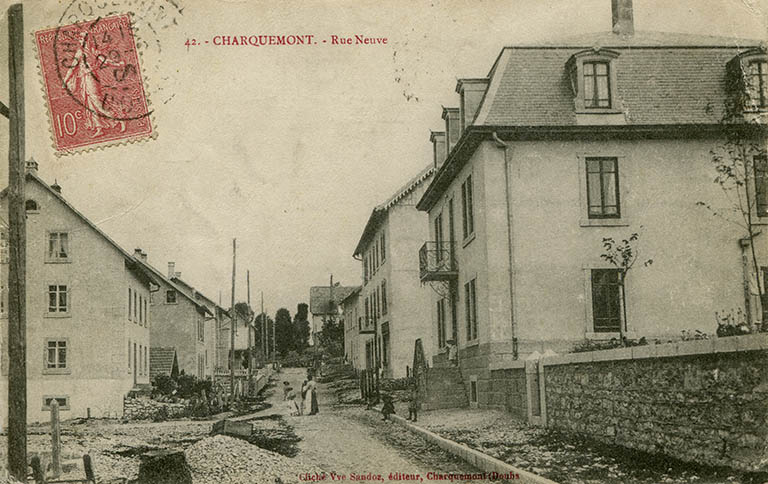 immeuble, atelier de galvanoplastie Haenni, usine d'horlogerie (usine de montres) Froidevaux Frères