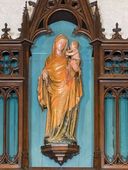 statue (grandeur nature) : Vierge à l'Enfant