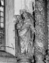 2 statues : Vierge à l'Enfant et saint Joseph