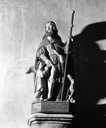 groupe sculpté : saint Roch