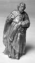 statue (figurine) : saint au livre