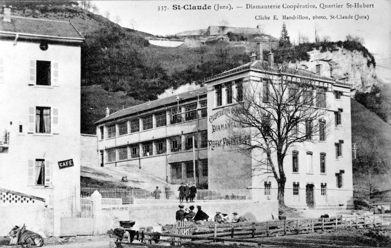 usine de taille de pierre pour la joaillerie et l'industrie dite diamanterie Le Diamant