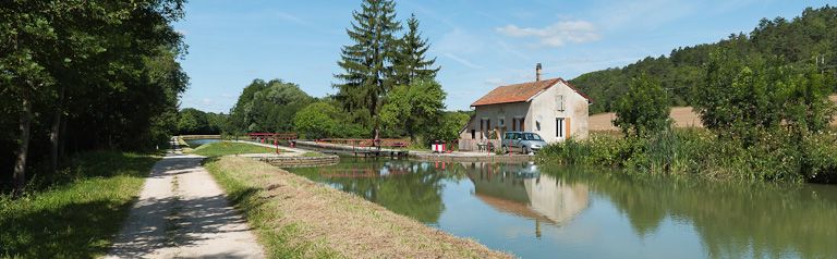 site de l'écluse 68 du versant Yonne, dite de Buffon 1ère (canal de Bourgogne)