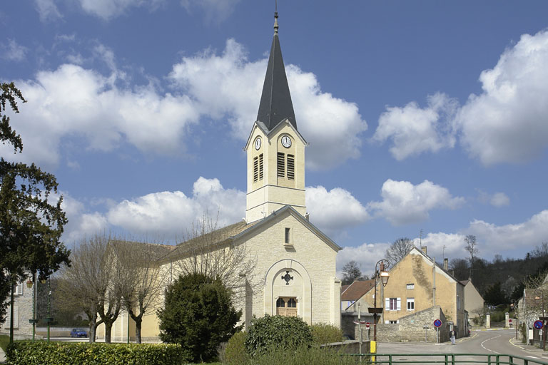 église paroissiale Saint-Blaise (paysages du canal de Bourgogne)