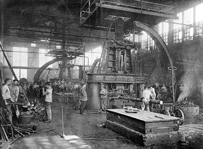 usine de construction mécanique et électrique de la Société alsacienne de Constructions mécaniques (SACM), puis Alsthom, puis Alsthom-Atlantique, puis GEC-Alsthom, actuellement Alstom