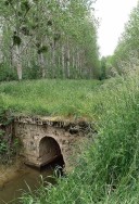 pont, ponceau, dit pontceau Cornet ; pontceau des Petites Manoeuvres (la Seille canalisée)