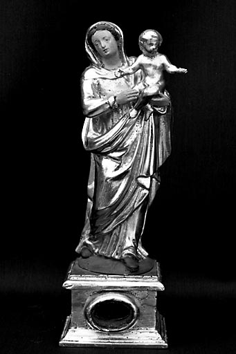 statuette-reliquaire : Vierge à l'Enfant