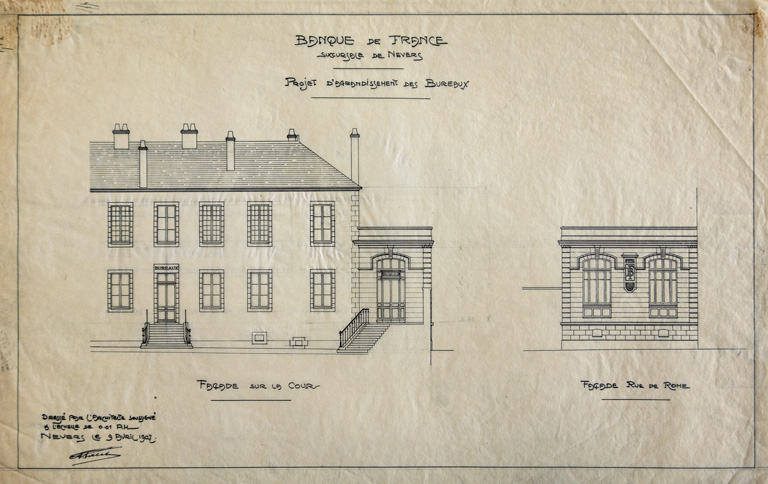 logis abbatial de Saint-Martin, puis hôtel de La Rochefoucauld, puis succursale départementale de la Banque de France