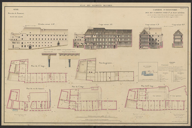 couvent de clarisses, puis caserne