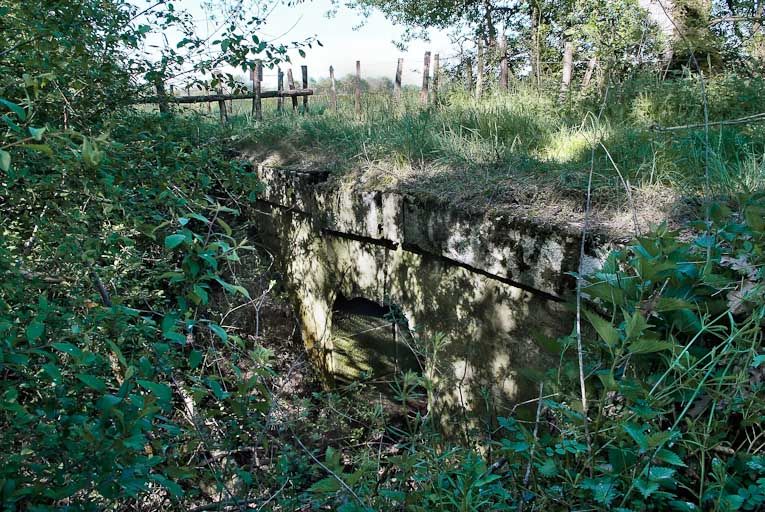 pont, ponceau ; pontceau du Cas Rouge ou Carrouge (la Seille canalisée)