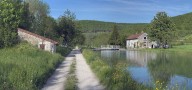 site de l'écluse 24 du versant Saône, dite des Angles (canal de Bourgogne)