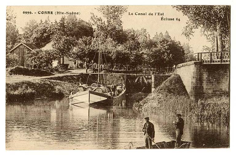 Site de l'écluse n° 46 de Corre (Canal de l'Est à présent canal des Vosges)