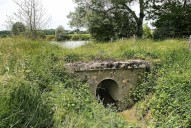 pont, ponceau, dit pontceau de la Giro (la Seille canalisée)