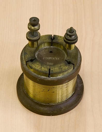 instrument de mesure de forces électromotrices (résistance Carpentier)