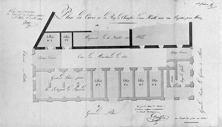 hôtel de ville, groupe scolaire, école professionnelle, tribunal, musée