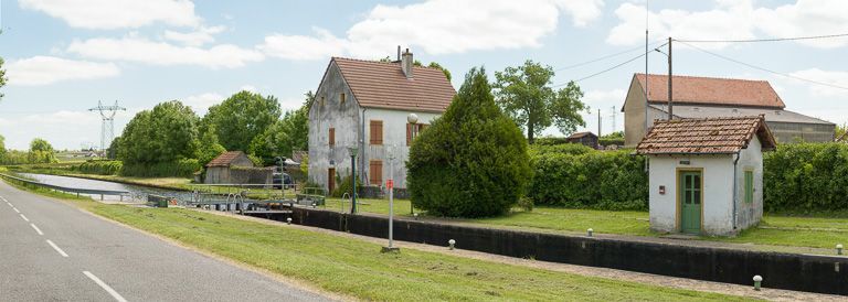 site de l'écluse 02 du versant Océan ; dite des Brenots ou des Brénots (canal du Centre)