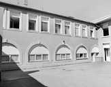 usine de chapellerie Picard, actuellement local associatif, établissement administratif communal et logements