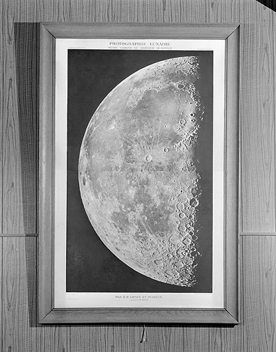 2 estampes : la Lune