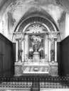 autel, 2 gradins d'autel, tabernacle, retable (ensemble du maître-autel)