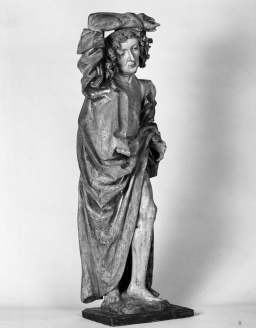 statue (petite nature) : saint Sébastien