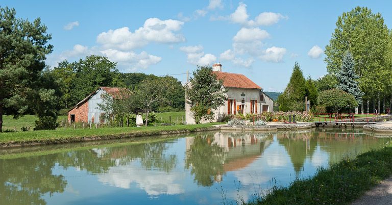 site de l'écluse 53 du versant Yonne, dite de Mussy 2ème (canal de Bourgogne)