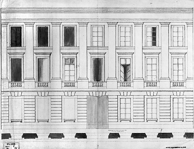 hôtel Isabey, actuellement Chambre des Métiers du Doubs